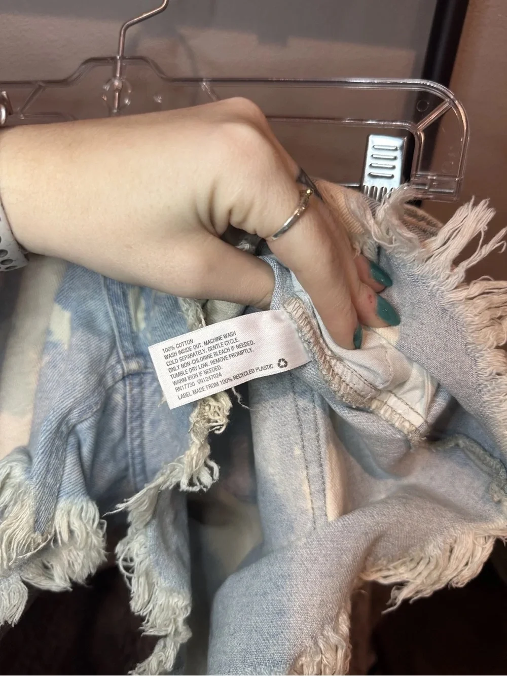 Wild Fable distressed Denim Fringe Shorts